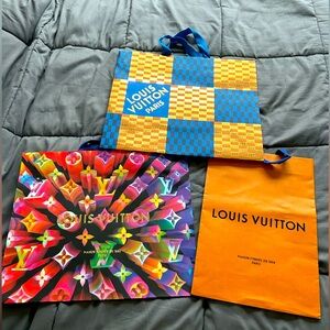 LV shopping bags